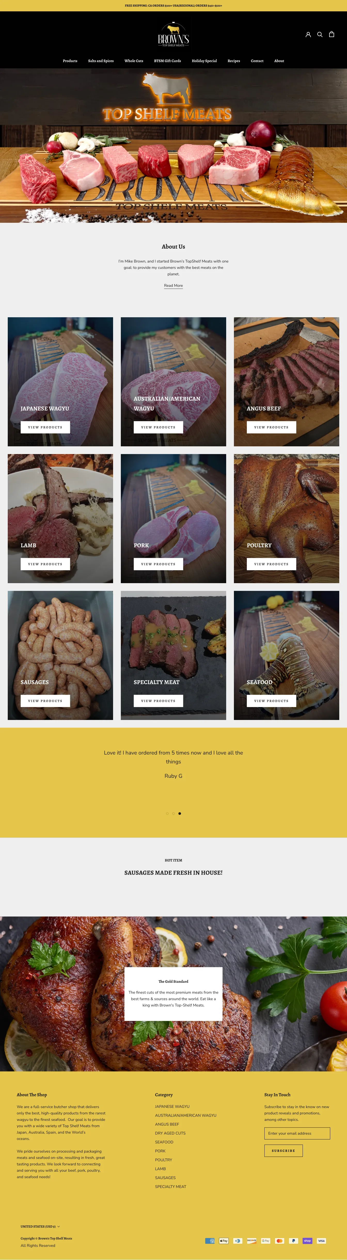 Brown's TopShelf Meats