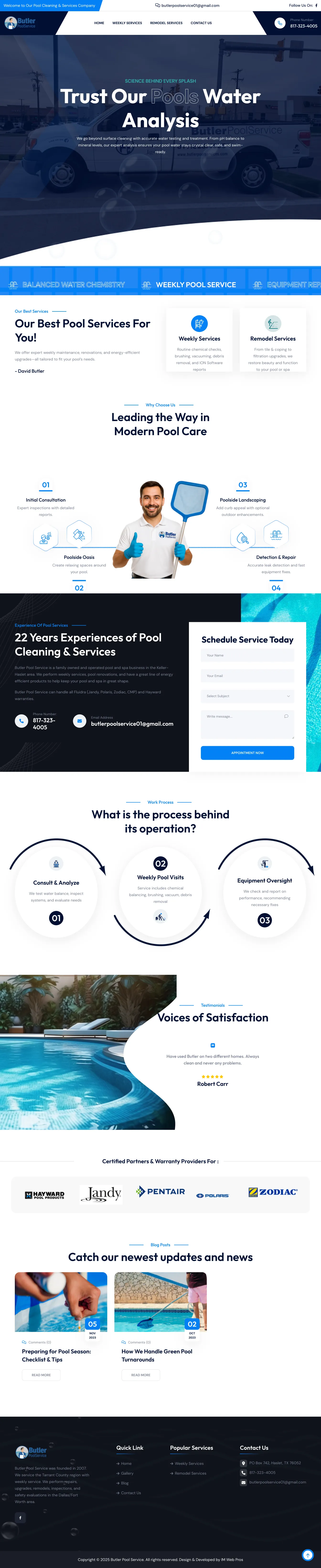 Butler Pool Services