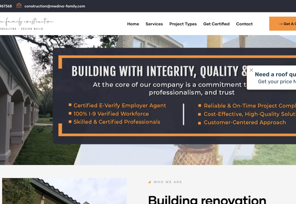 Medina Family Construction